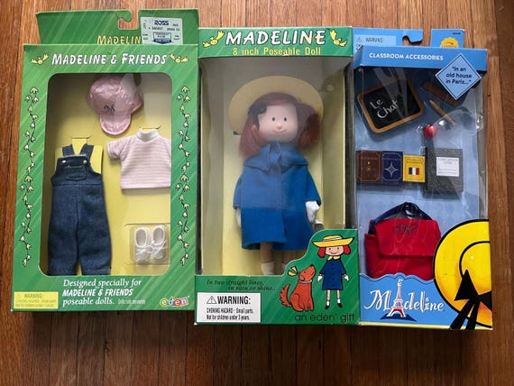 Back to School W Madeline 8” Doll, School Supplies, Playtime