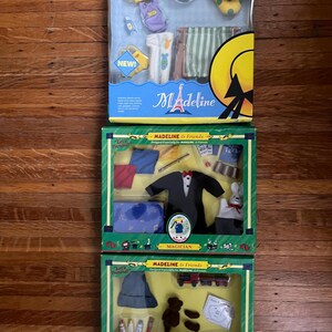Madeline 8” doll playsets- Sand and Surf, Magician,Toymaker- new in unopened box