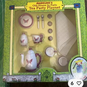 Madeline 8” doll Old House in Paris  Tea Party set Eden