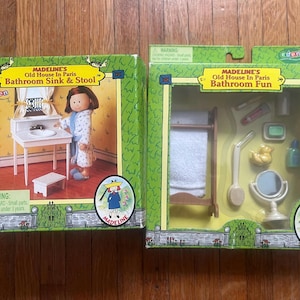 Madeline 8” doll  Old House in Paris Bathroom & accessories sets Eden