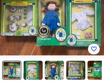 Madeline and Friends Dolls. Madeline + Chloe + Nicole. New