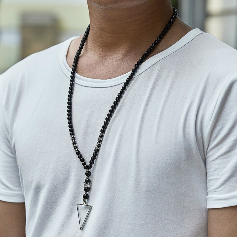 Collar hippie hombre Etsy