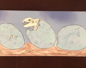 Blue eyes white dragon hatchlings