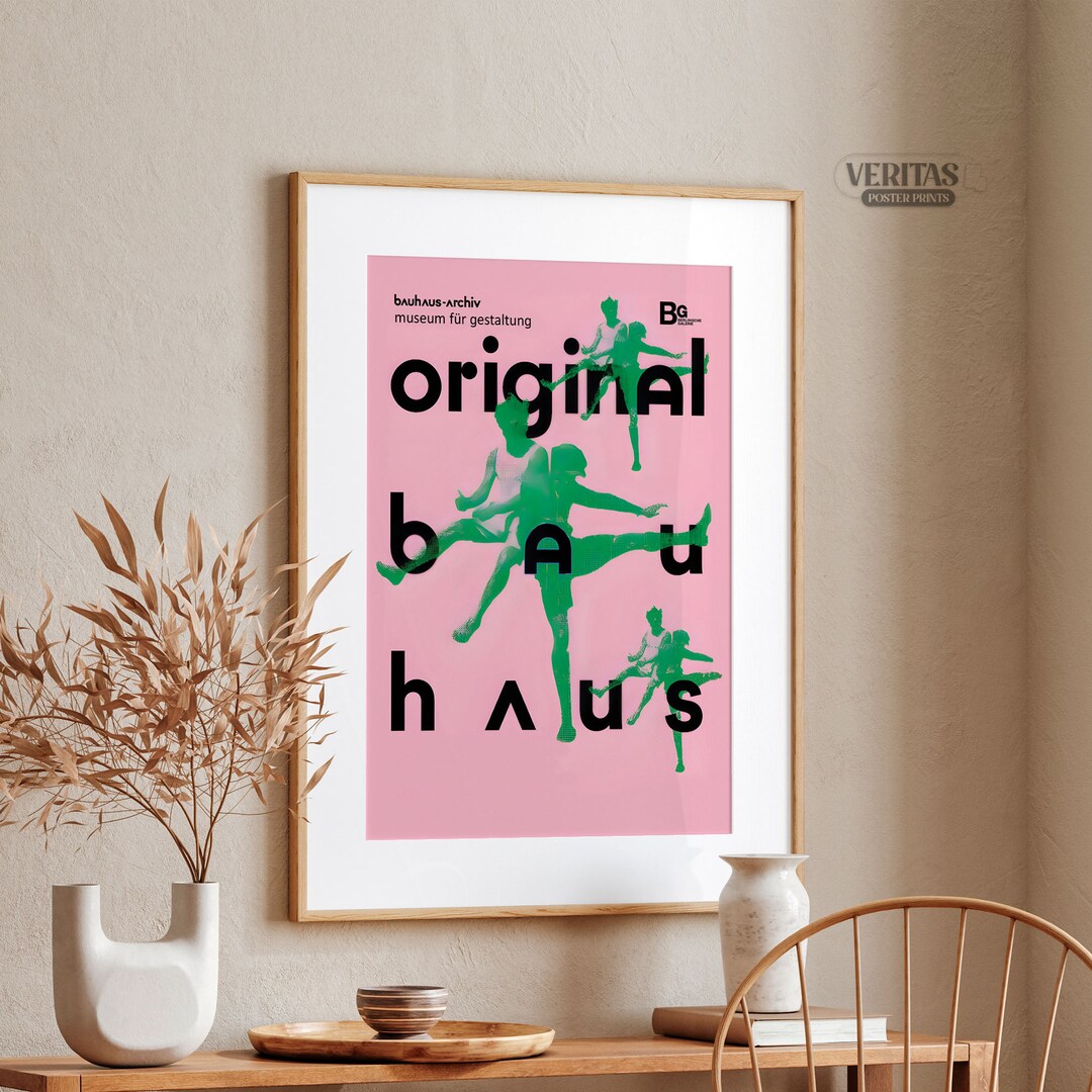 Bauhaus Wall Artdining Room Arthome Artmid Etsy