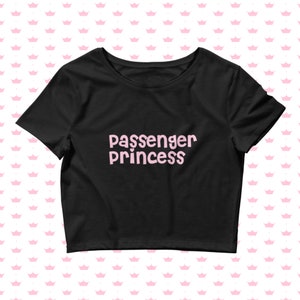 Passagier Prinzessin y2k ästhetische lustige Baby T-Shirt