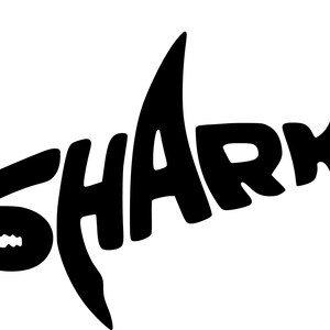 Shark / SVG Cut File / Car Decal SVG / Instant Download / Printable vector clip art / Silhouette & Cricut