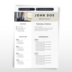 Architect CV Template