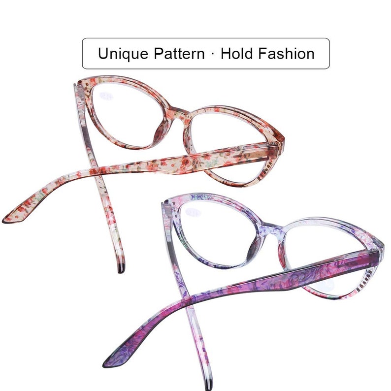 4pack Blue Light Blocking Reading Glasses Cat Eye Style Computer