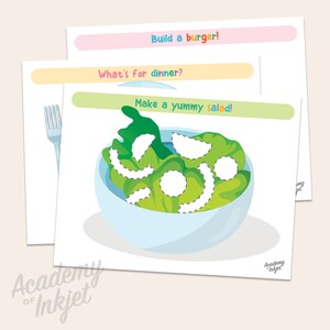 Food Playdough Mats, Printable Play-doh Activity, Montessori Learning ...