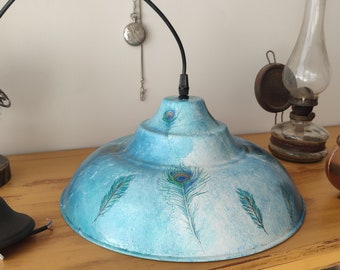 Lámpara de araña para dormitorio, decoración del hogar, lámpara colgante rústica, iluminación de isla de cocina de cobre antiguo, lámpara rústica, iluminación de sala de estar