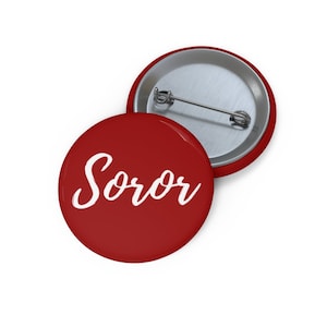 Soror 1913 DST Sorority Pin Button (Small)