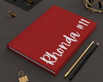 Gepersonaliseerde op zomertijd geïnspireerd rood/wit mat dagboek | 1913 | Op Delta Sigma Theta Geïnspireerd | Cadeaus voor vrouwenclubs