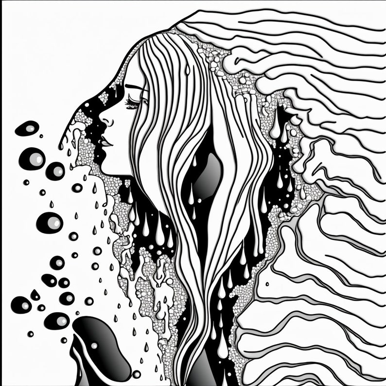 Custom Coloring Page Etsy