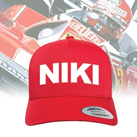 Niki Lauda Monaco GP Snapback F1 Trucker Cap Mesh Back Adult Size