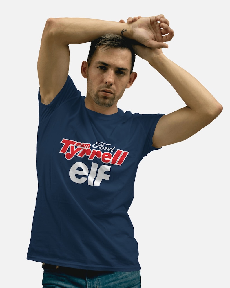 Retro Tyrrell Elf F1 Racing Tee - Motorsport Throwback - Etsy