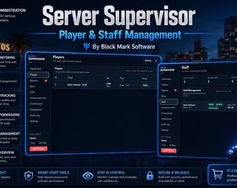 Server Supervisor Core v1.0.0 | Free Qbox Admin & Moderation System