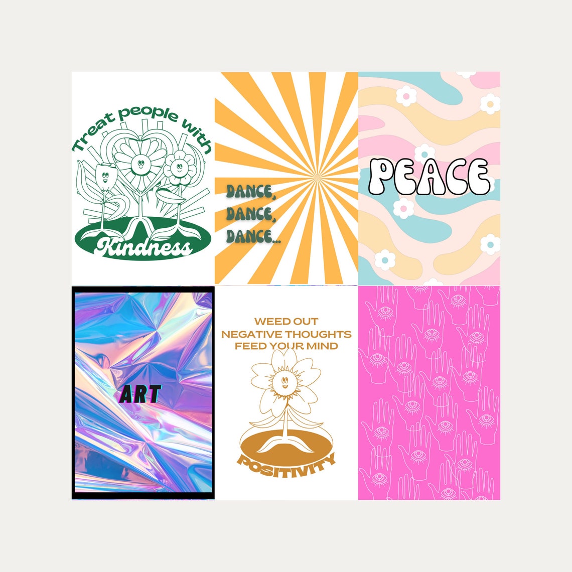 40 Printable Digitale Posters Aesthetic Wall Prints Selfcare - Etsy