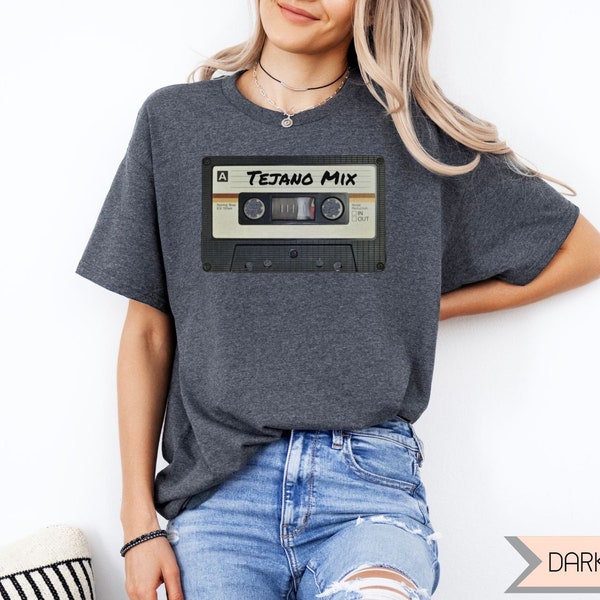 Tejano Music Cassette T Shirt, Tex Mex Texas Spanish Music Tejana Tejano Latina Mexican T Shirt, Fathers Day T Shirt Gift, Texan Shirt