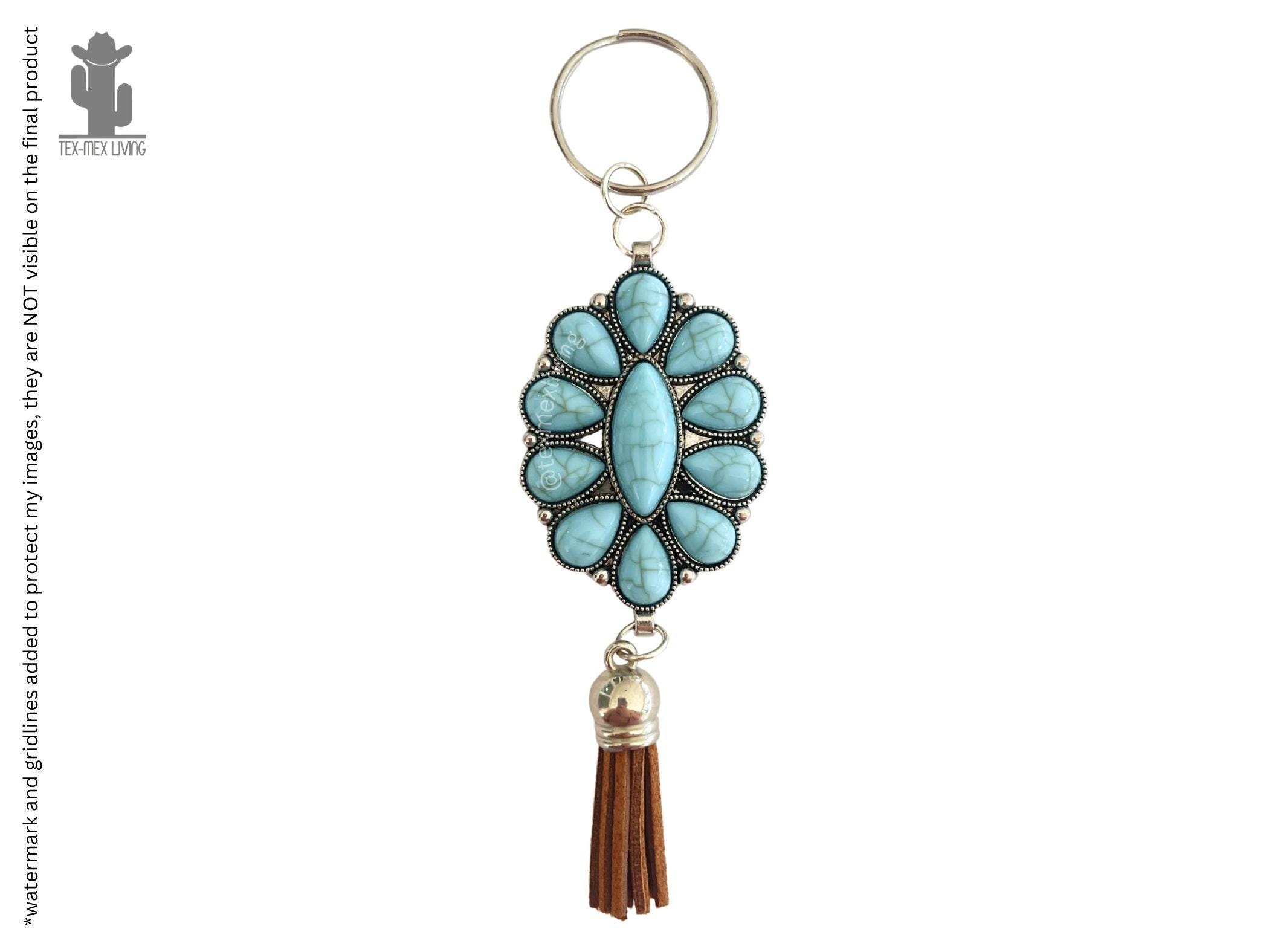 【CALEE】　concho keyring SV925 CALEE】concho keyring SV925