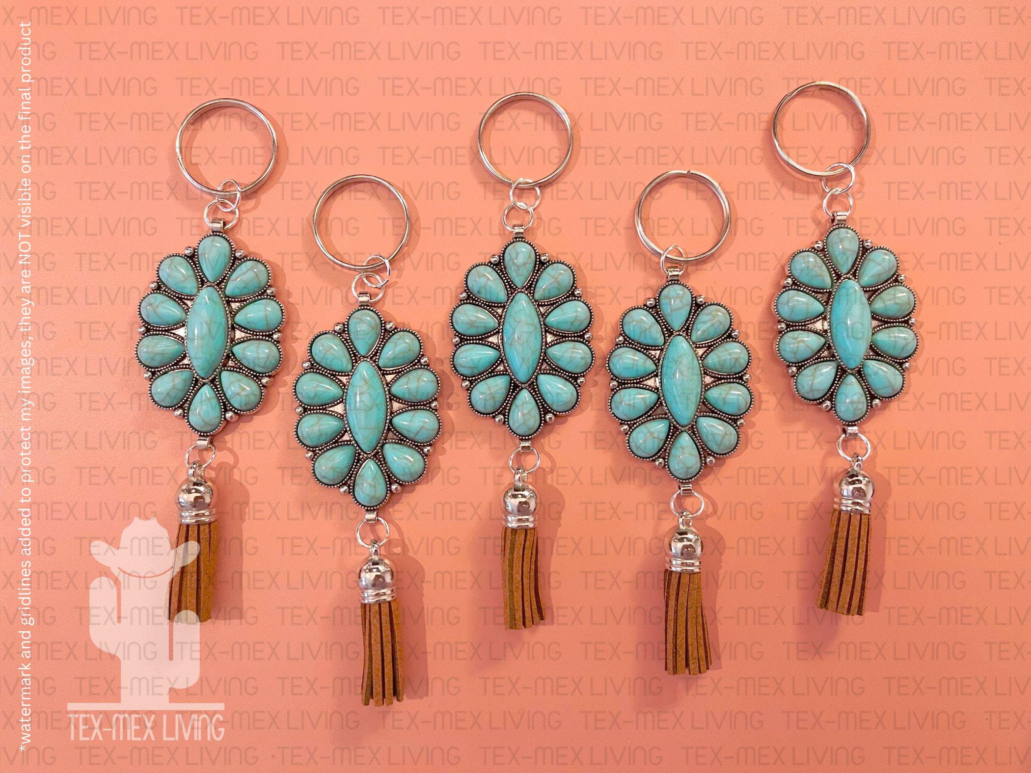 Conchos Keychain - Etsy Conchos Keychain - Etsy