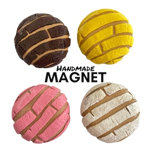 Pan Dulce Concha Magnet Latina Mexican Mom Gift Mothers Day Gift Dia de las Madres Refrigerator Magnets Ofrenda Food Props