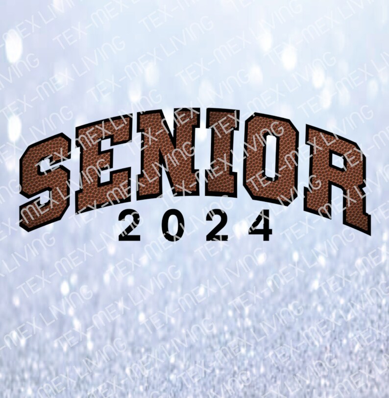 Football Senior 2024 PNG Graduation 2024 Football Texture Etsy UK