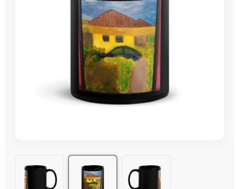 Mug with Moms Casa by martin collier aka marcol from artistaffect