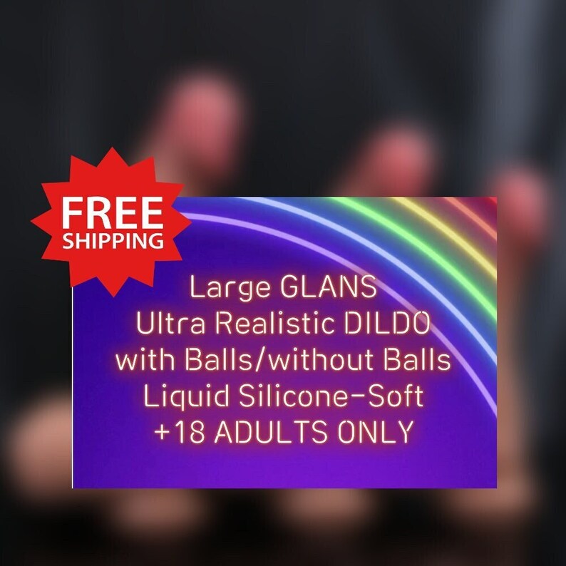 NEW Big Glans Super Realistic Dildo Soft Silicone-skin Feel - Etsy