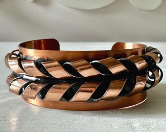 Vintage Renoir "Flame" Copper Cuff Bracelet