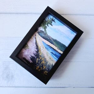 Mini Print with Magnetc Frame - Yellowstone Trail - Landscape Art - Choose Your Frame Color