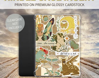 Enchanted Checkered Kindle Case Insert | Glossy Cardstock