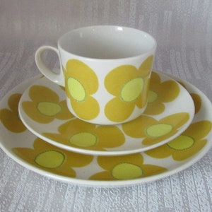 AURINKO Arabia of Finland, Trio coffee set, Extremely rare.