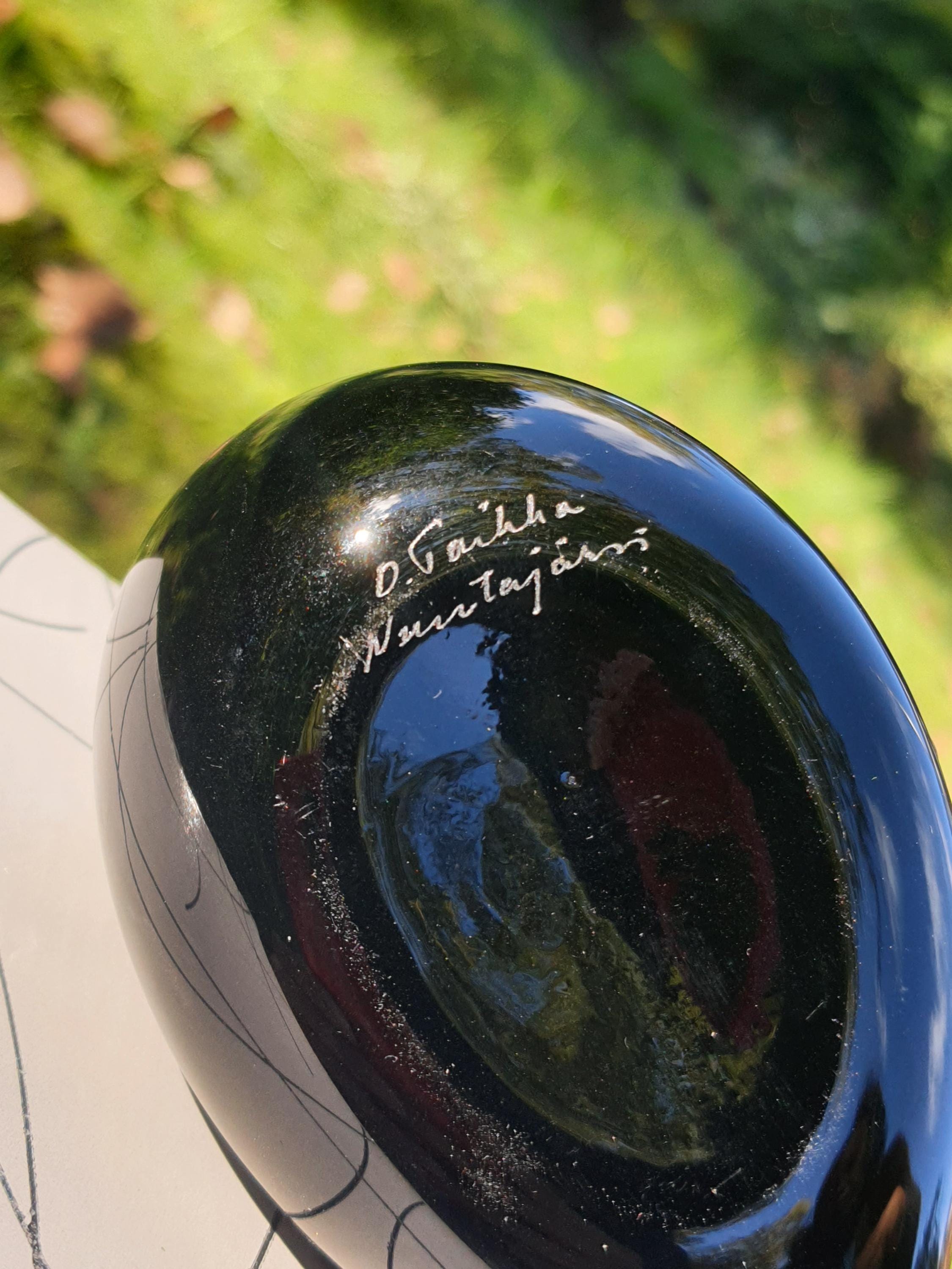 Nokikana(coot) Glass Bird by Oiva Toikka , Nuutajärvi SIGNED. - Etsy