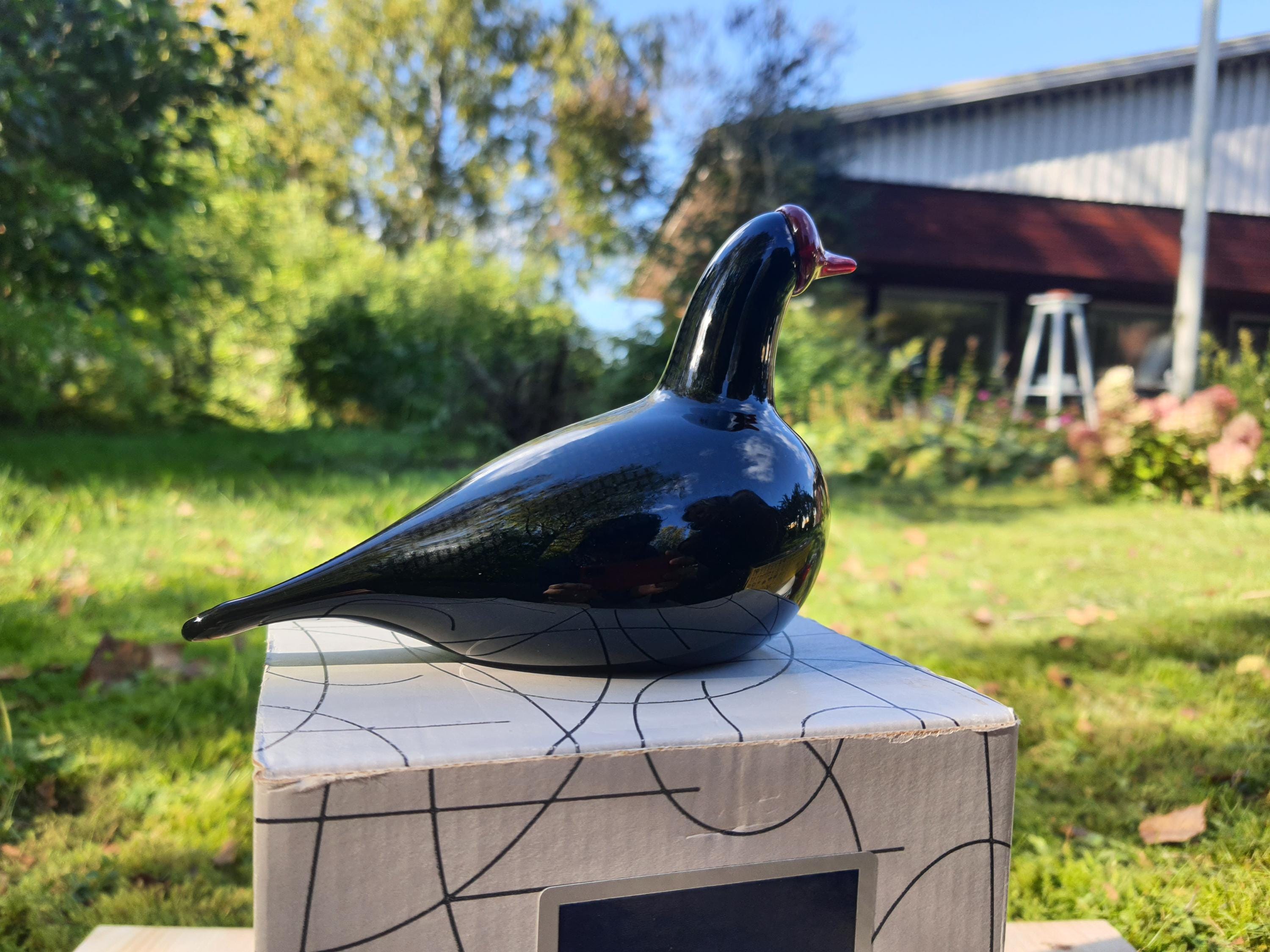 Nokikana(coot) Glass Bird by Oiva Toikka , Nuutajärvi SIGNED. - Etsy