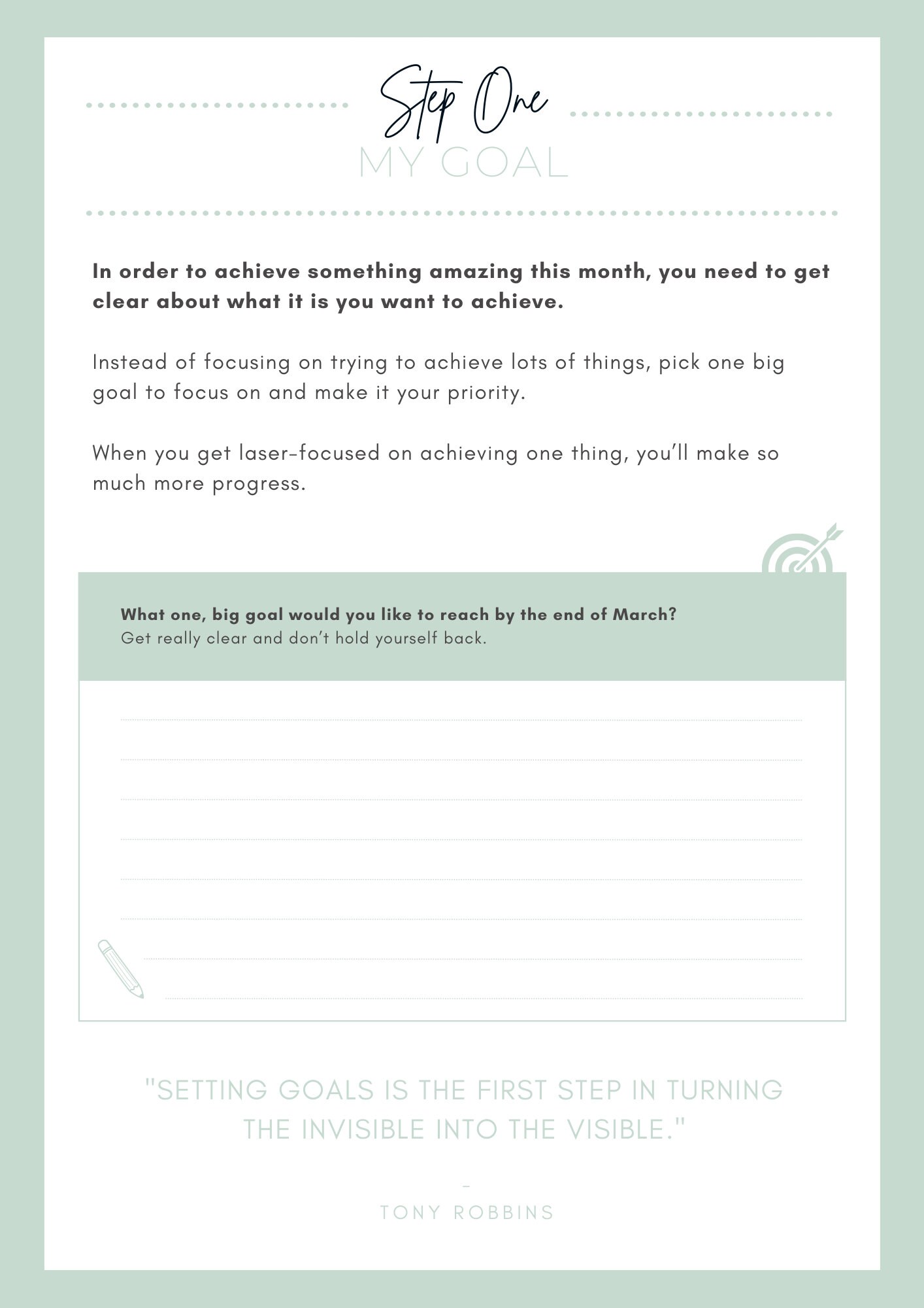 30 Day Planner Printable - Etsy