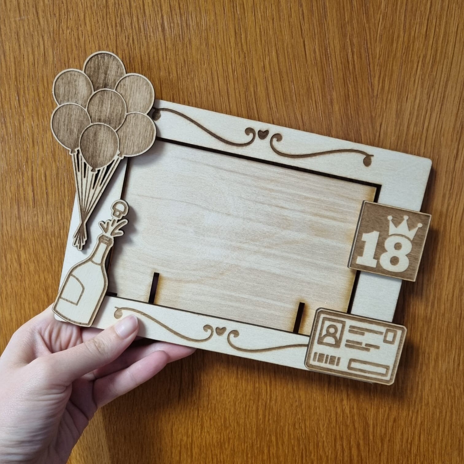 18 Birthday Photo Frame Laser Cut Files Dxf Svg Ai - Etsy