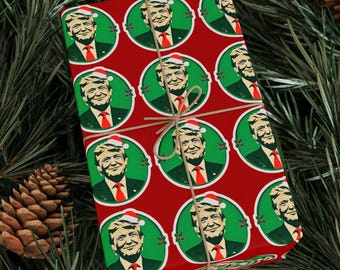 Trump Christmas Wrapping Paper