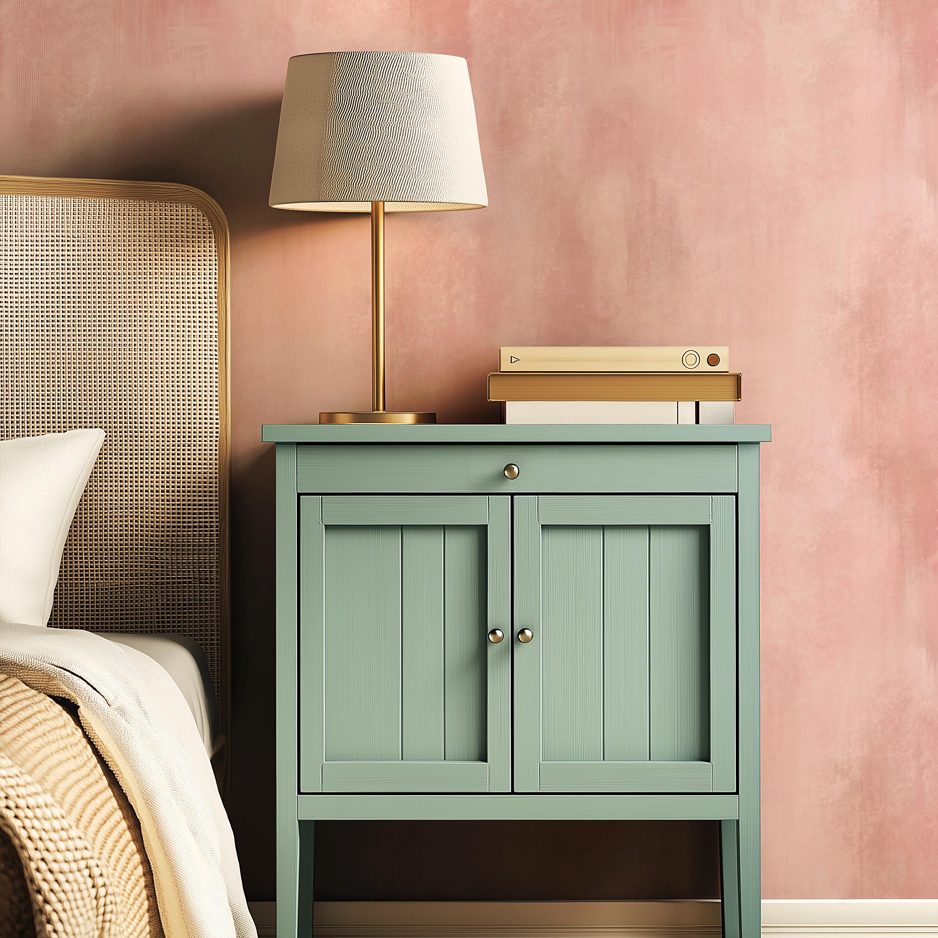 Pink Limewssh Blush Pink Limewash Wallpaper: Textured Peel and Stick Wall Covering - Etsy