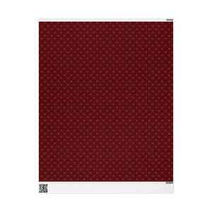 Red Heart Wrapping Paper: Romantic Valentine's Gift Wrap image 7