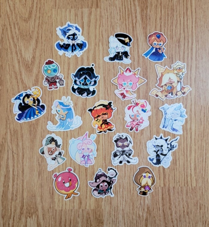 Cookie Run Kingdom Character Laminated Stickers - Etsy