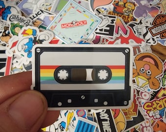1980's Nostalgia SURPRISE Pack of 20 Laminated Stickers (Please READ description)