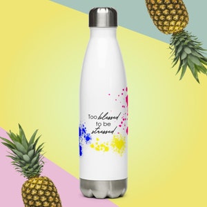 Stainless steel drinking bottle