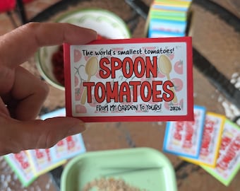 Heirloom Spoon Tomato Seeds  - at least 25 per pack - World's smallest tomato seeds