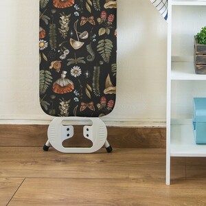 UNIVERSAL Ironing Board Cover up to 140x45cm 100% Cotton Top Layer Oeko-Tex tested for harmful substances with 3 Clips image 2