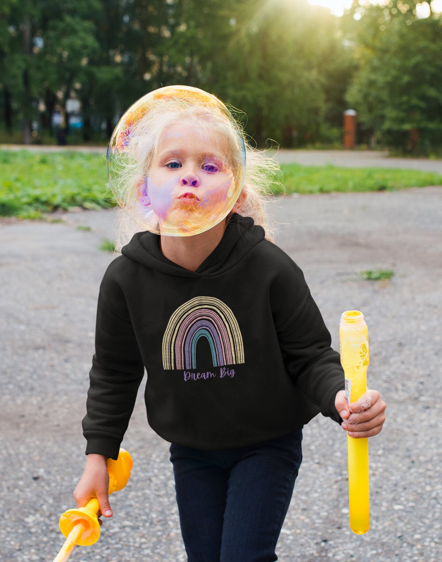 Akyzic Mädchen Sweatshirt – Baumwolle, Langärmlig, Mit Süßem Motiv, Größen 2–8 Jahre