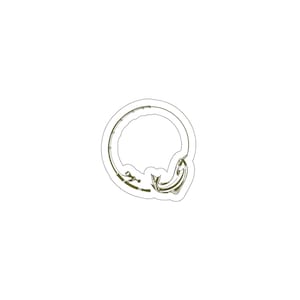 Fishing Die-Cut Sticker