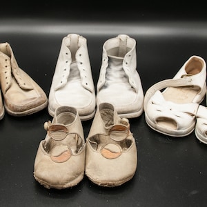 Rare Vintage Baby Shoes