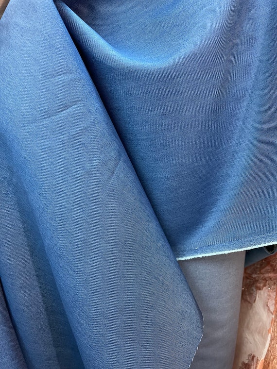 Light Blue Stretch Chambray Denim 6 Once by DKNY Great Fabrics for Dress  Jacket Suit Made in Iatly - Etsy