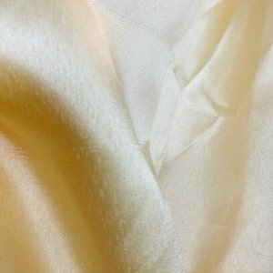 light yellow  Mikado satin great fabrics for evening dress jacket suit and much more made in Italy