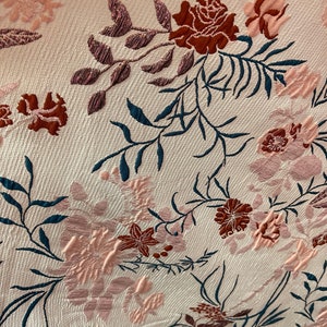 designer Japanese style brocaded  great for wedding dress prom suit jacket table cover and more made in ITALY